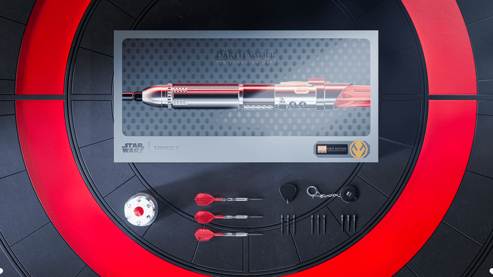 Target Darth Vader Light Saber Swiss Point Steeldarts Verpackung 1