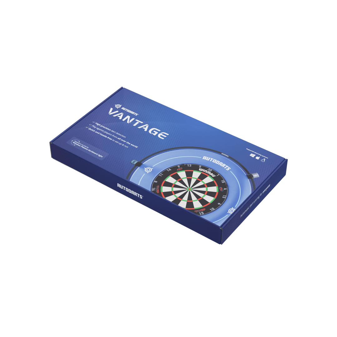 Autodarts Vantage Blade X Set Verpackung geschlossen