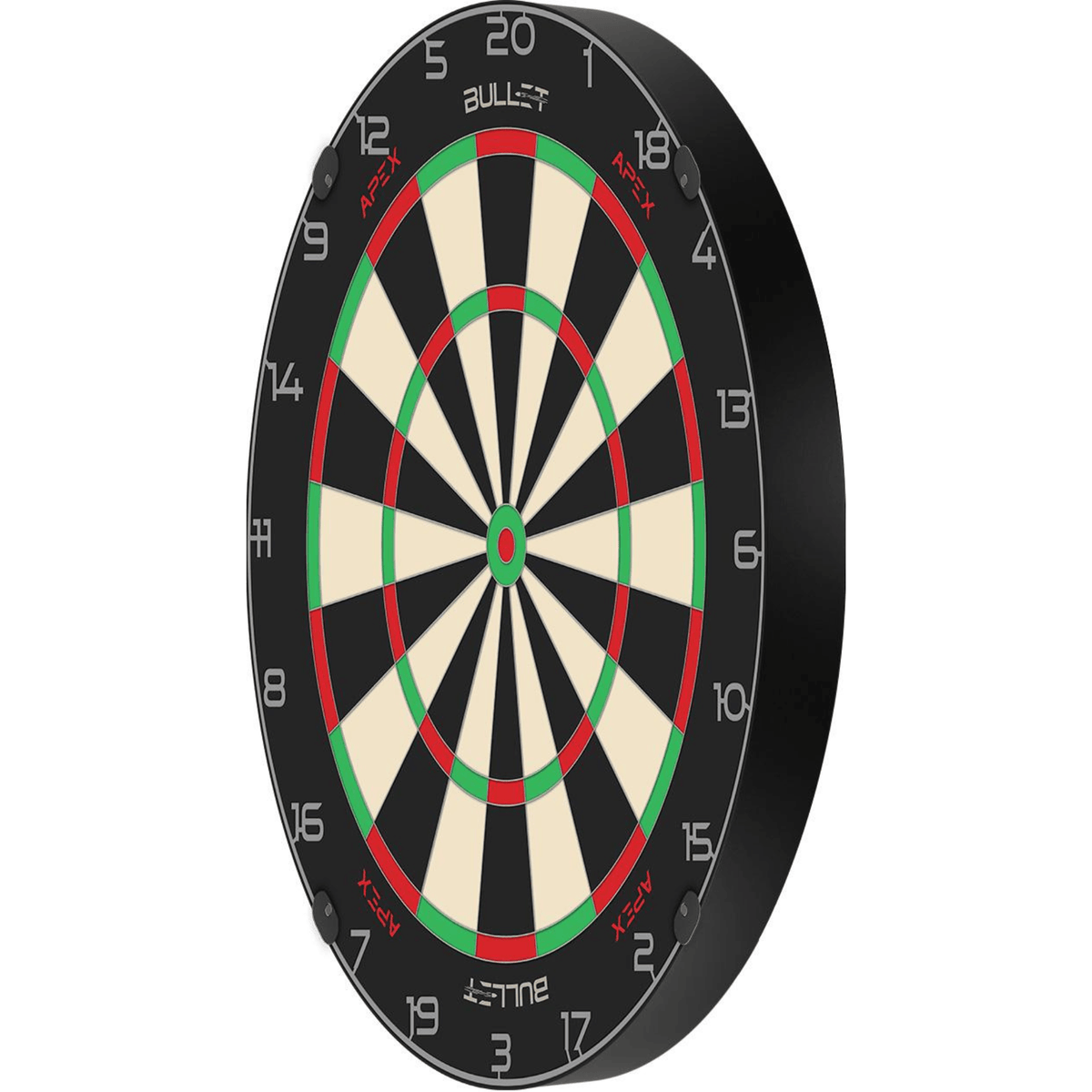 Bullet Apex Dartboard Seitenansicht