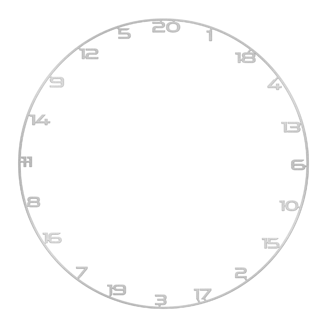 Bullet Custom Zahlenring Silver