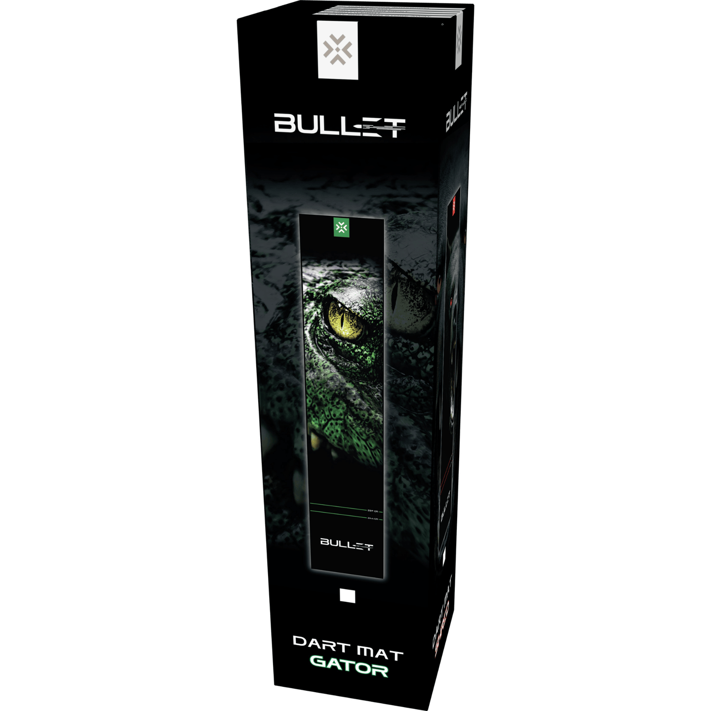 Bullet Gator Dartmatte Verpackung