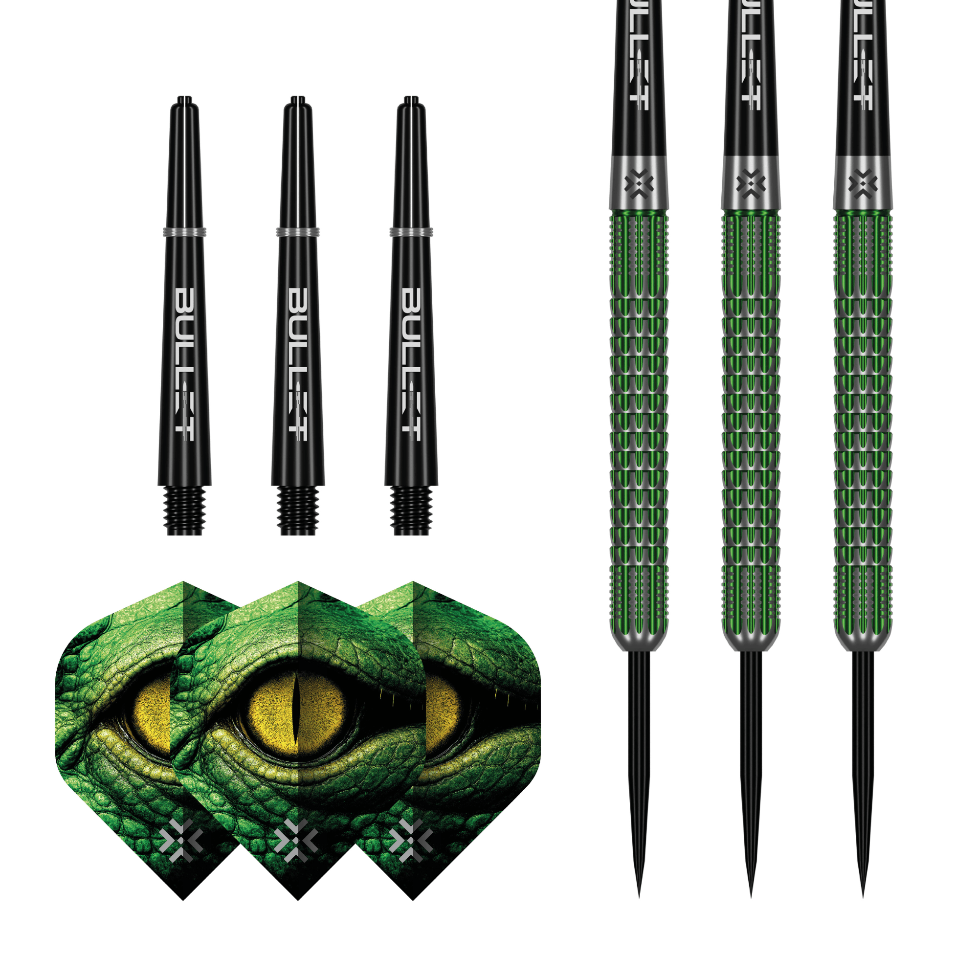 Bullet Gator Steeldarts Packungsinhalt