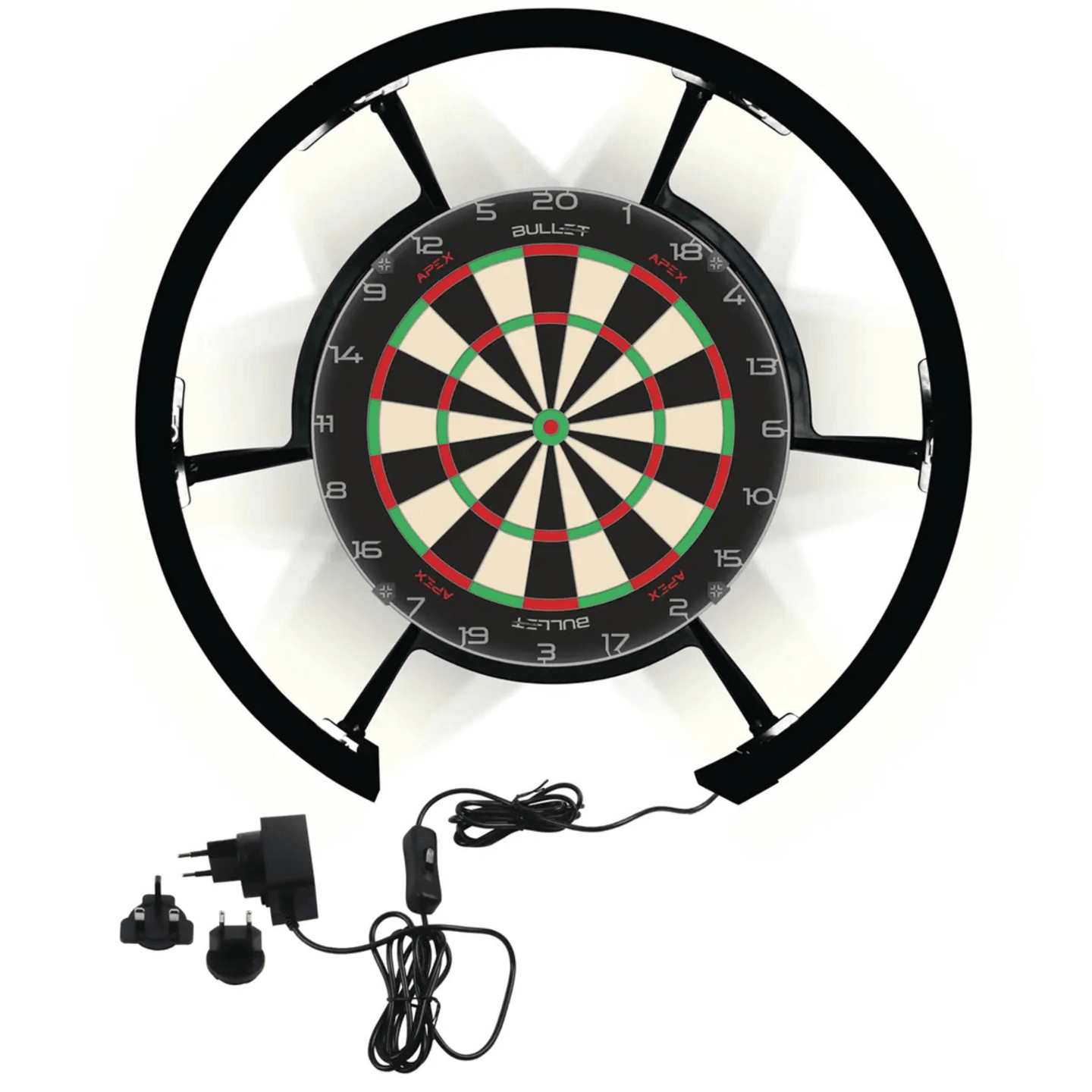 Bullet Radion 300 Dartboard Beleuchtung mit Board