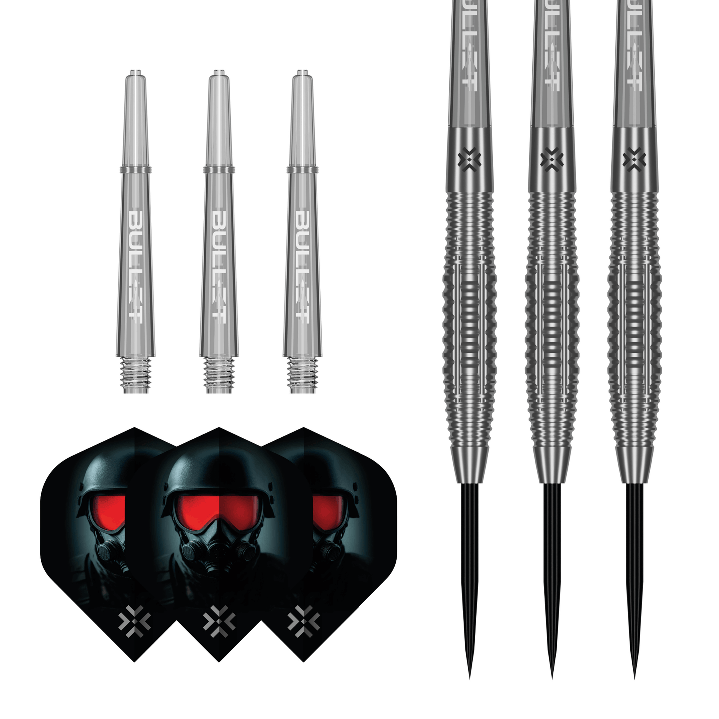 Bullet Ranger Steeldarts Packungsinhalt
