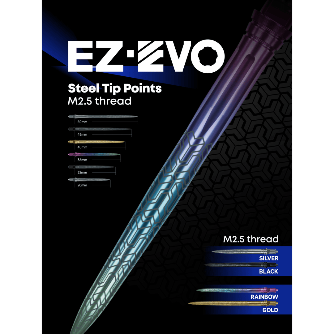 Caliburn EZ-EVO Laser Armor Spitzen - Black Maße