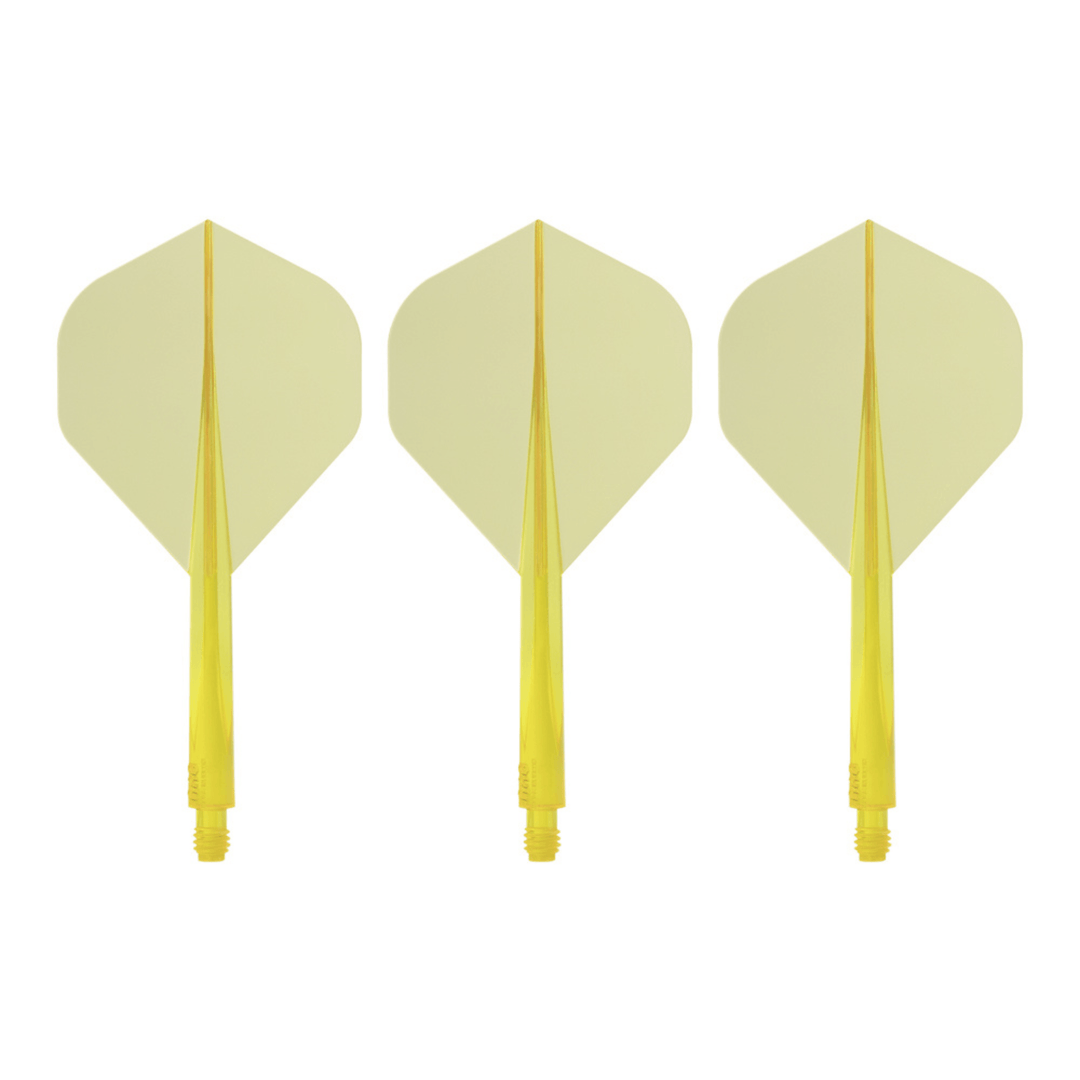 Condor Axe Flight System - Standard TransparentGelb Set