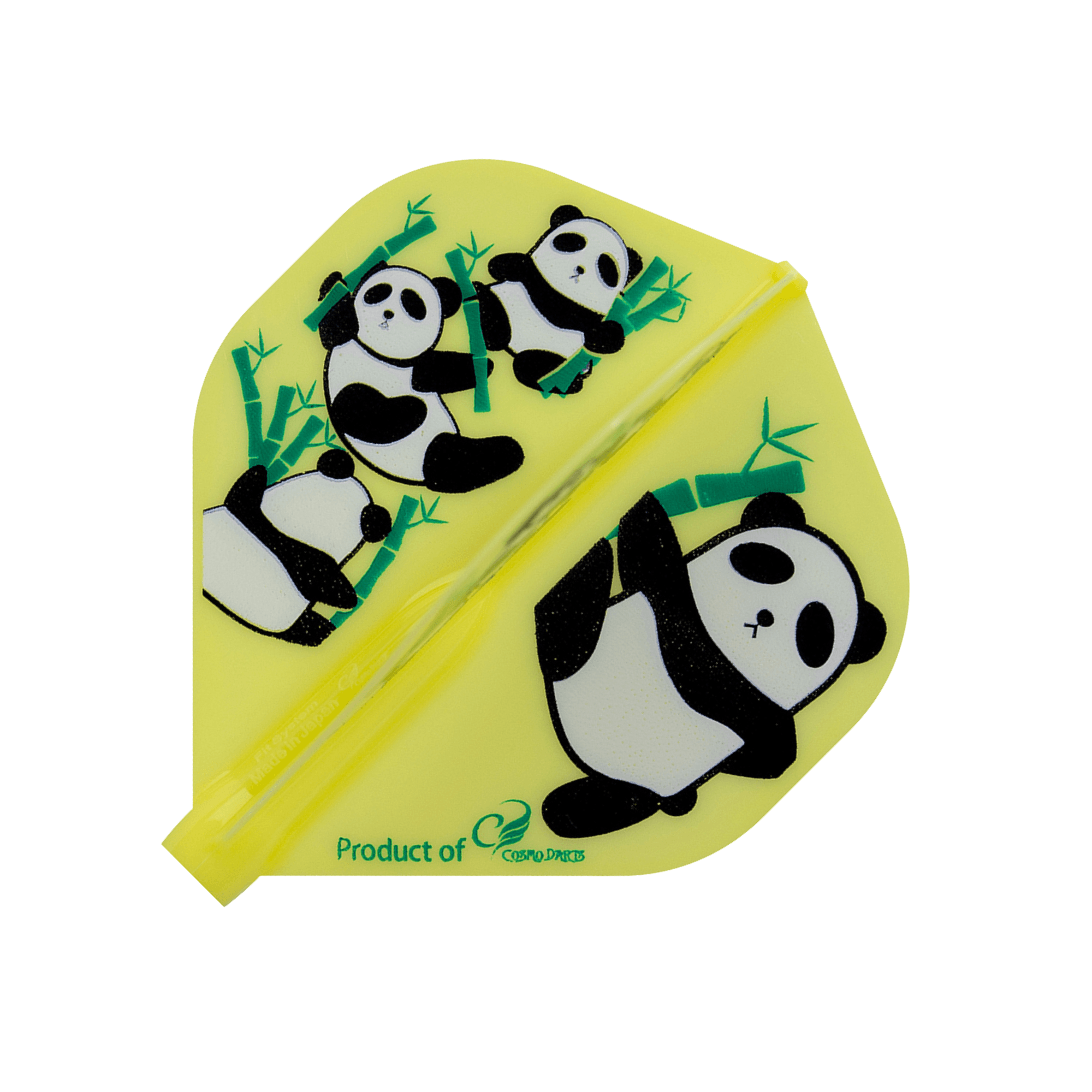 Cosmo Fit Flights Air Printed Series Panda x Family Standard Design gelb