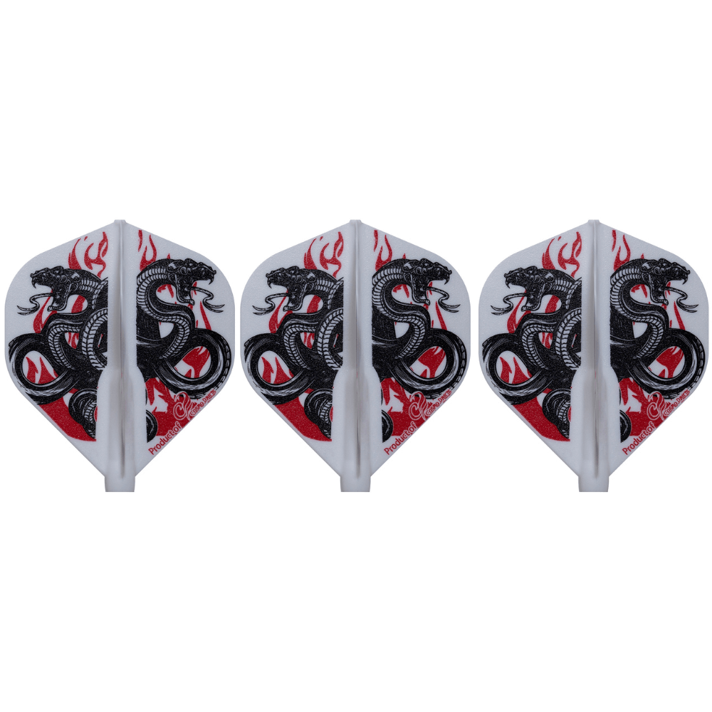 Cosmo Snake Cosmo Fit Flights Air Printed Series Snakes of Fire Standard – Dartshop ...