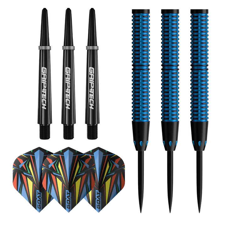 GOAT Athlete Blue Steeldarts Packungsinhalt