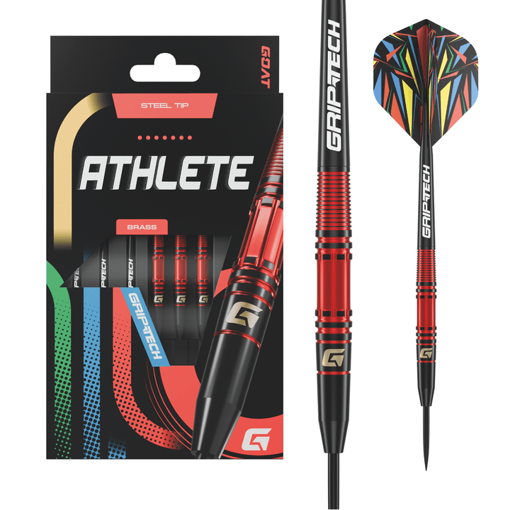 GOAT Athlete Red Brass Steeldarts Verpackung