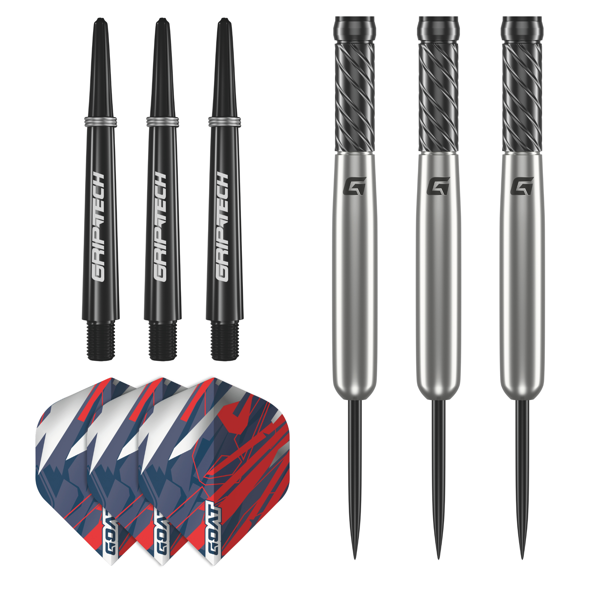 GOAT Homerun Steeldarts Packungsinhalt