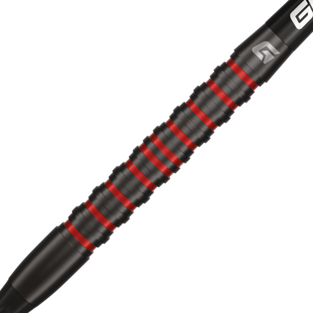 GOAT Podium Black & Red Softdarts Details Barrel