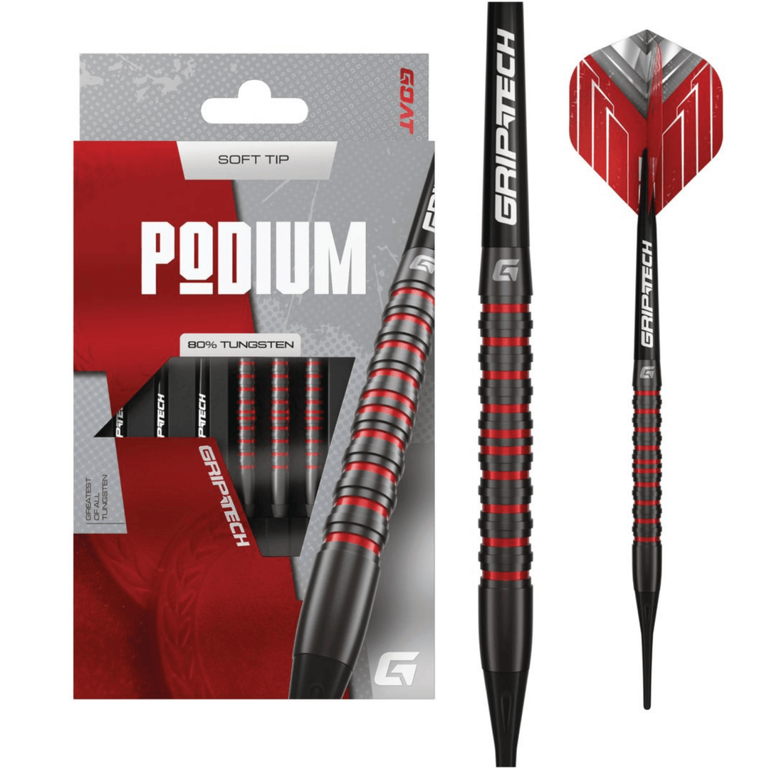 GOAT Podium Black & Red Softdarts Verpackung
