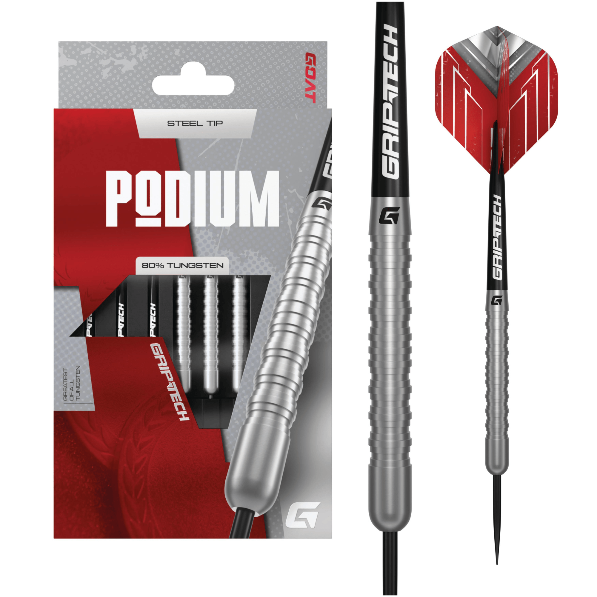 GOAT Podium Silver Steeldarts Verpackung