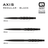 Harrows Axis Elite Series Quick Point Spitzen Black Maße