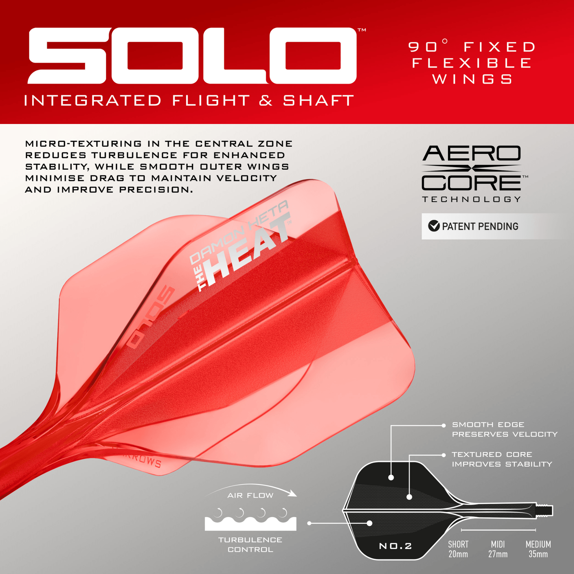 Harrows Damon Heta Geo Softdarts Details Flight