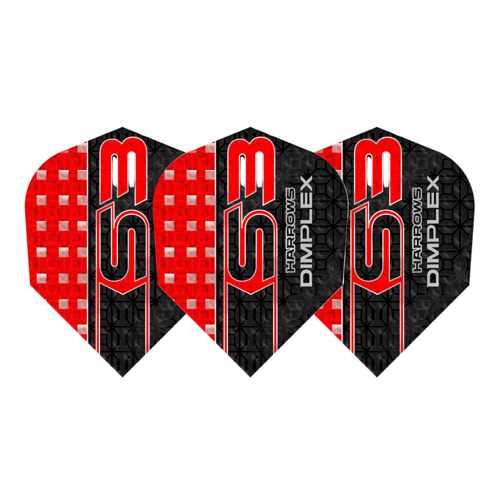 Harrows Dimplex S3 Red Flights Set