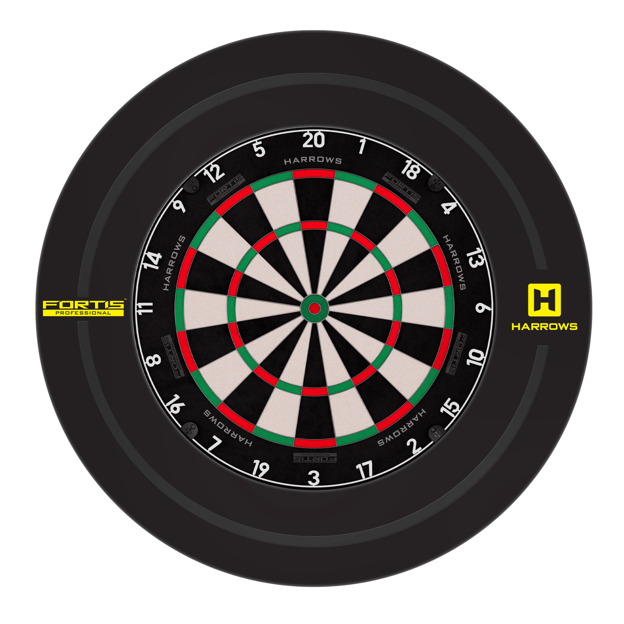 Harrows Fortis Dartboard Surround mit Board