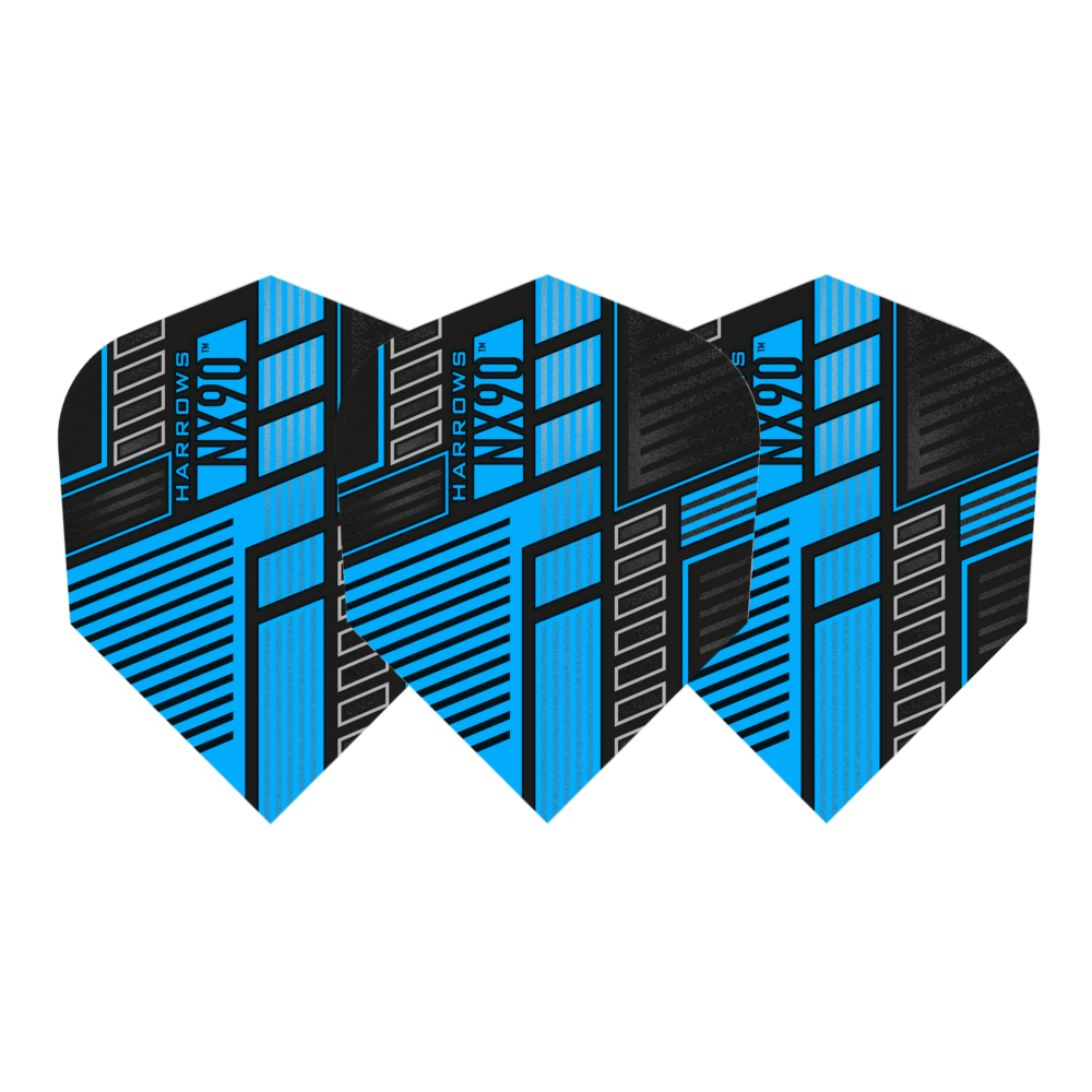 Harrows NX90 Blue Prime Flights Set