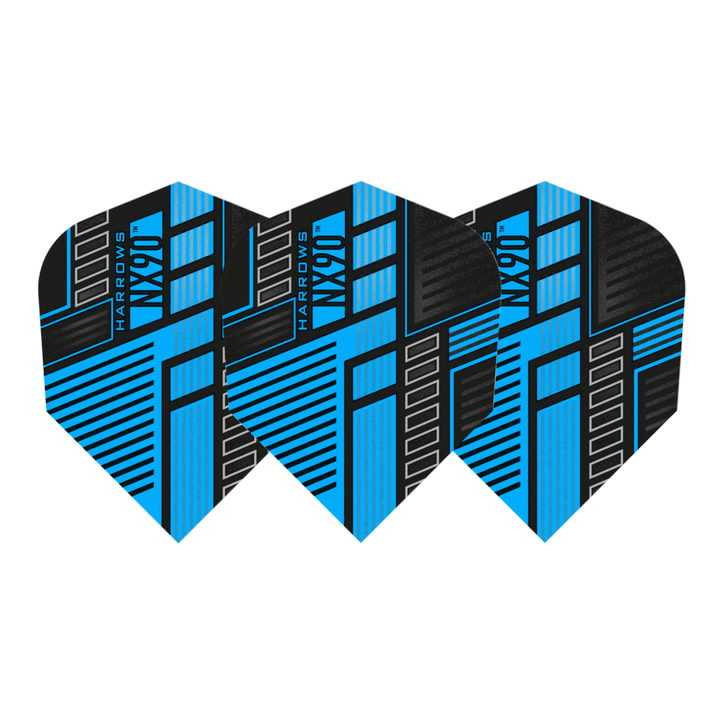 Harrows NX90 Blue Prime Flights Set