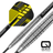 Harrows NX90 Tapered Quick Point Steeldarts Details Barrel