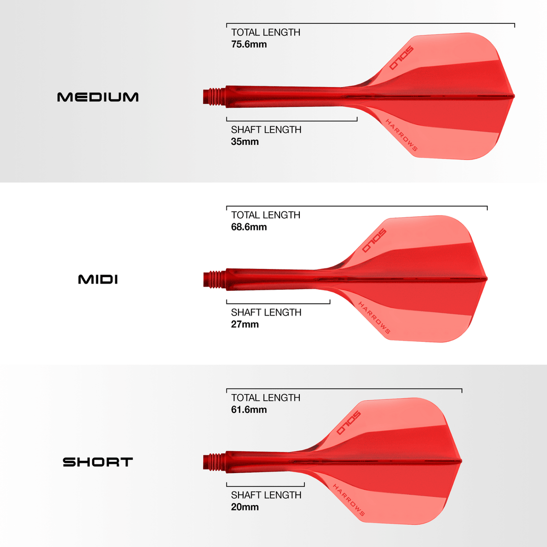 Harrows Solo Integrated Flight System Red Maße