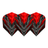 Harrows Supergrip Ultra Flights - Rot Set