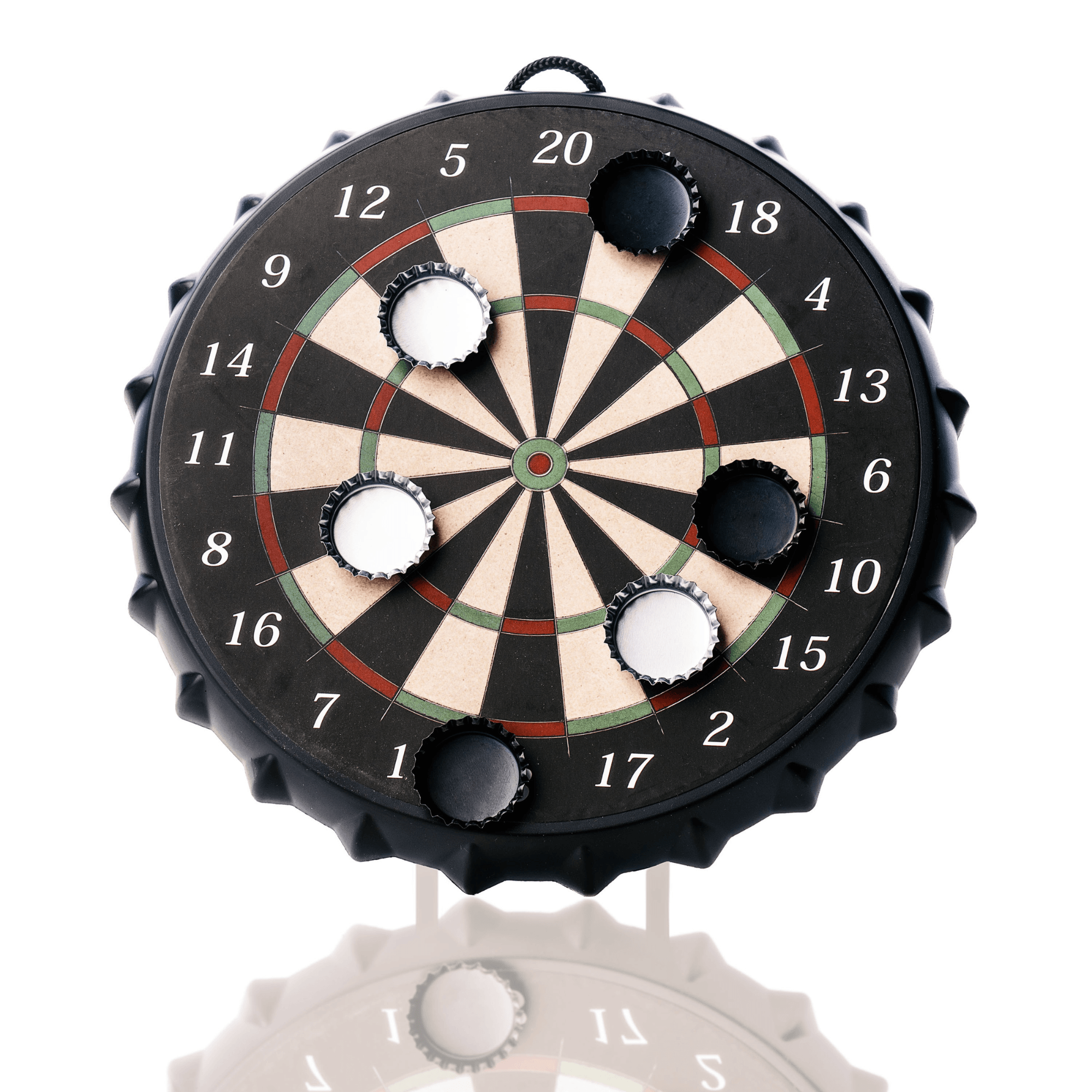 Karella Mini Dartboard Kronkorken Magnet mit Kronkorken