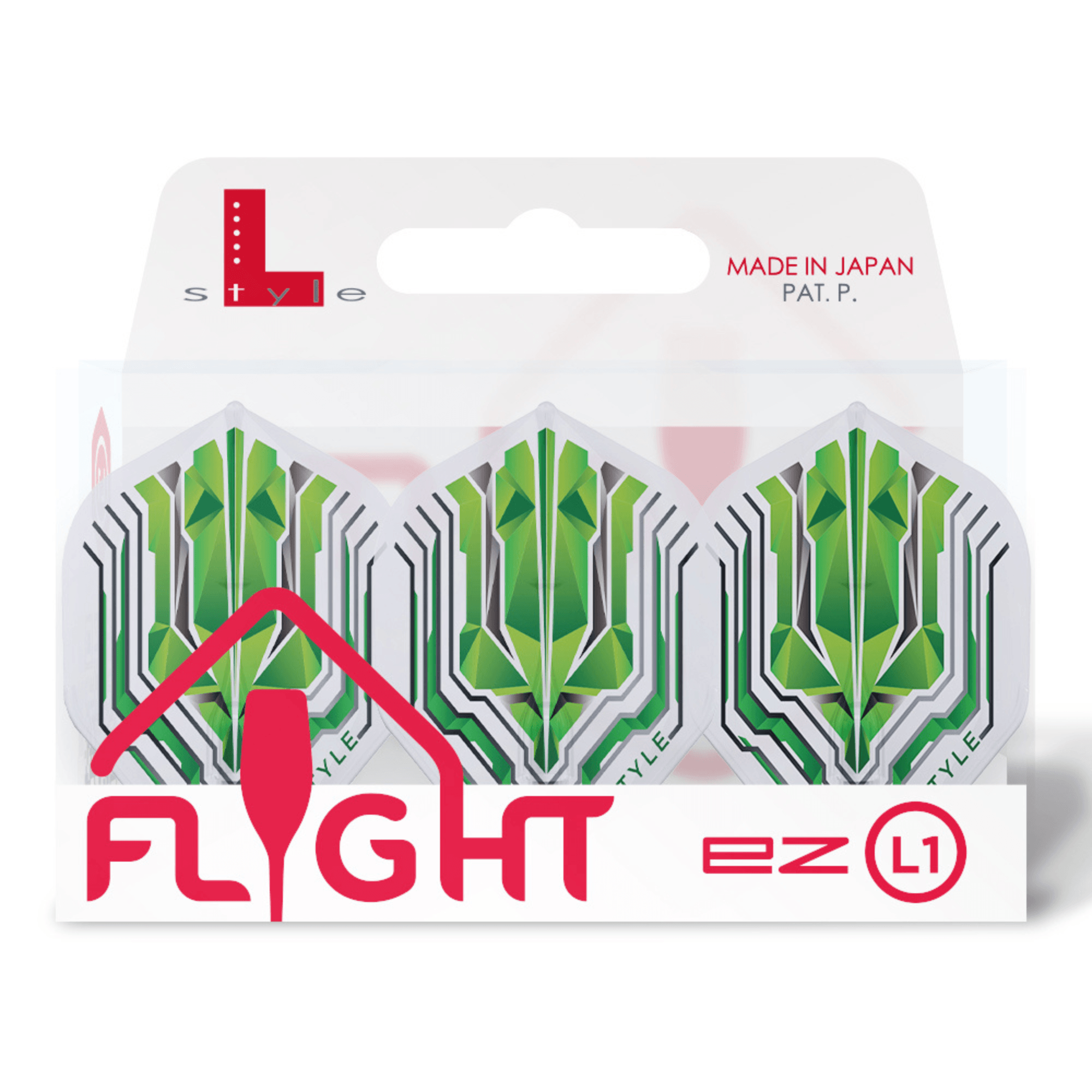 L-Style L1EZ Origin Series Green Flights Verpackung