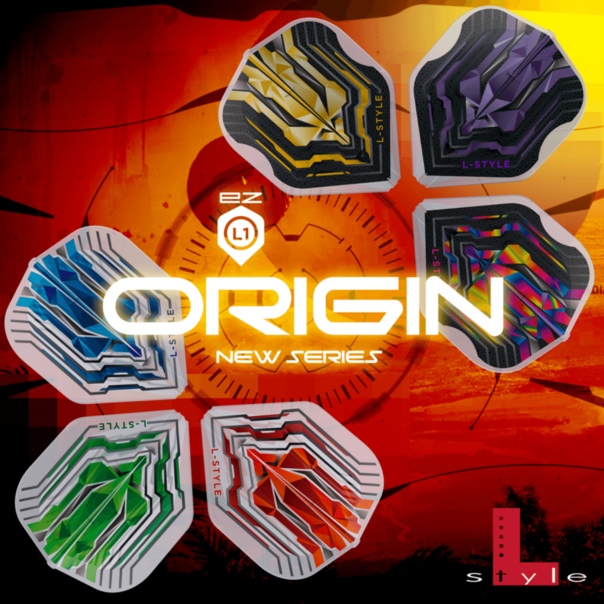 L-Style L1EZ Origin Series Rainbow Flights Farben