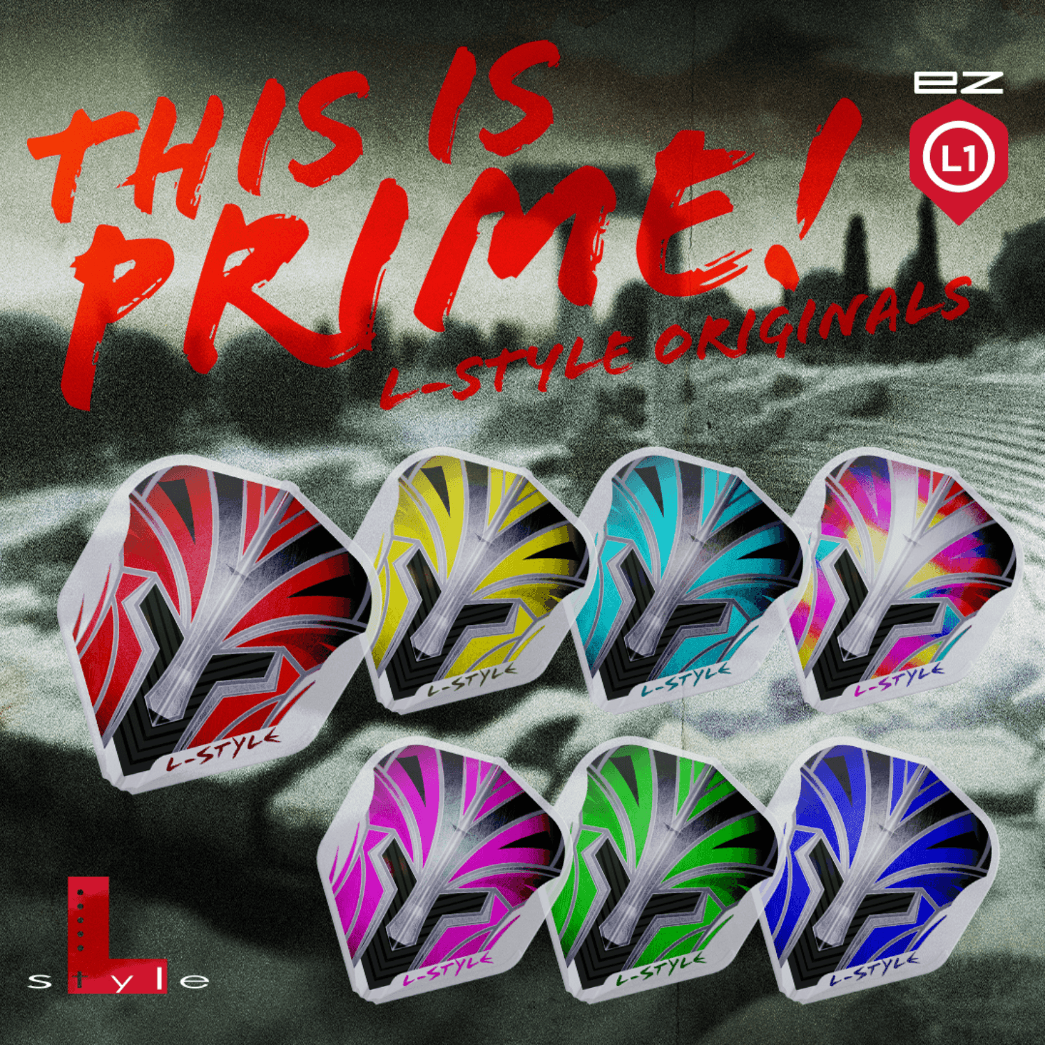 L-Style L1EZ Prime Series Turquoise Flights Farben