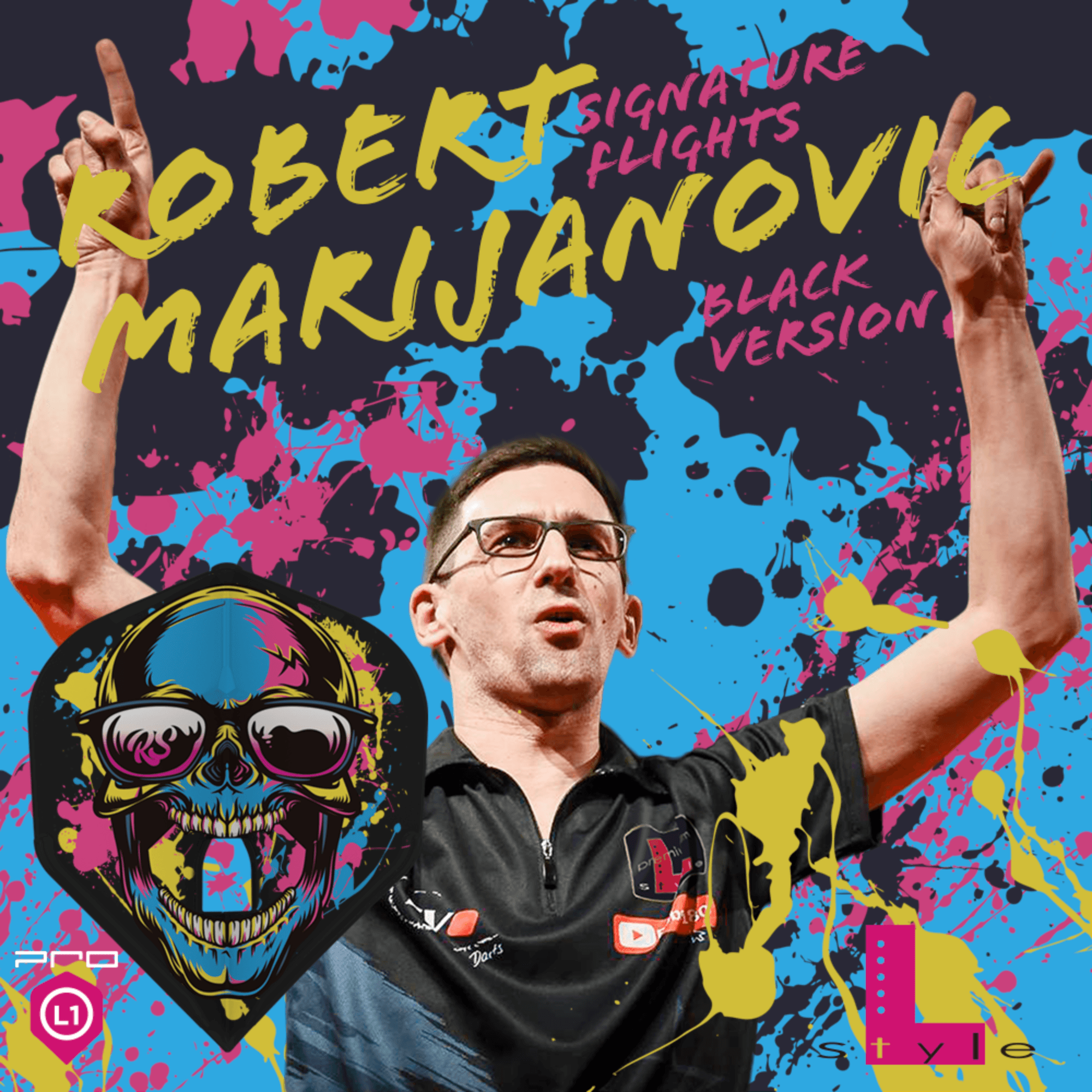 L-Style L1PRO Marijanovic V1 Black Flights Player
