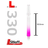 L-Style Two Tone L-Shafts - PinkTransparent Verpackung