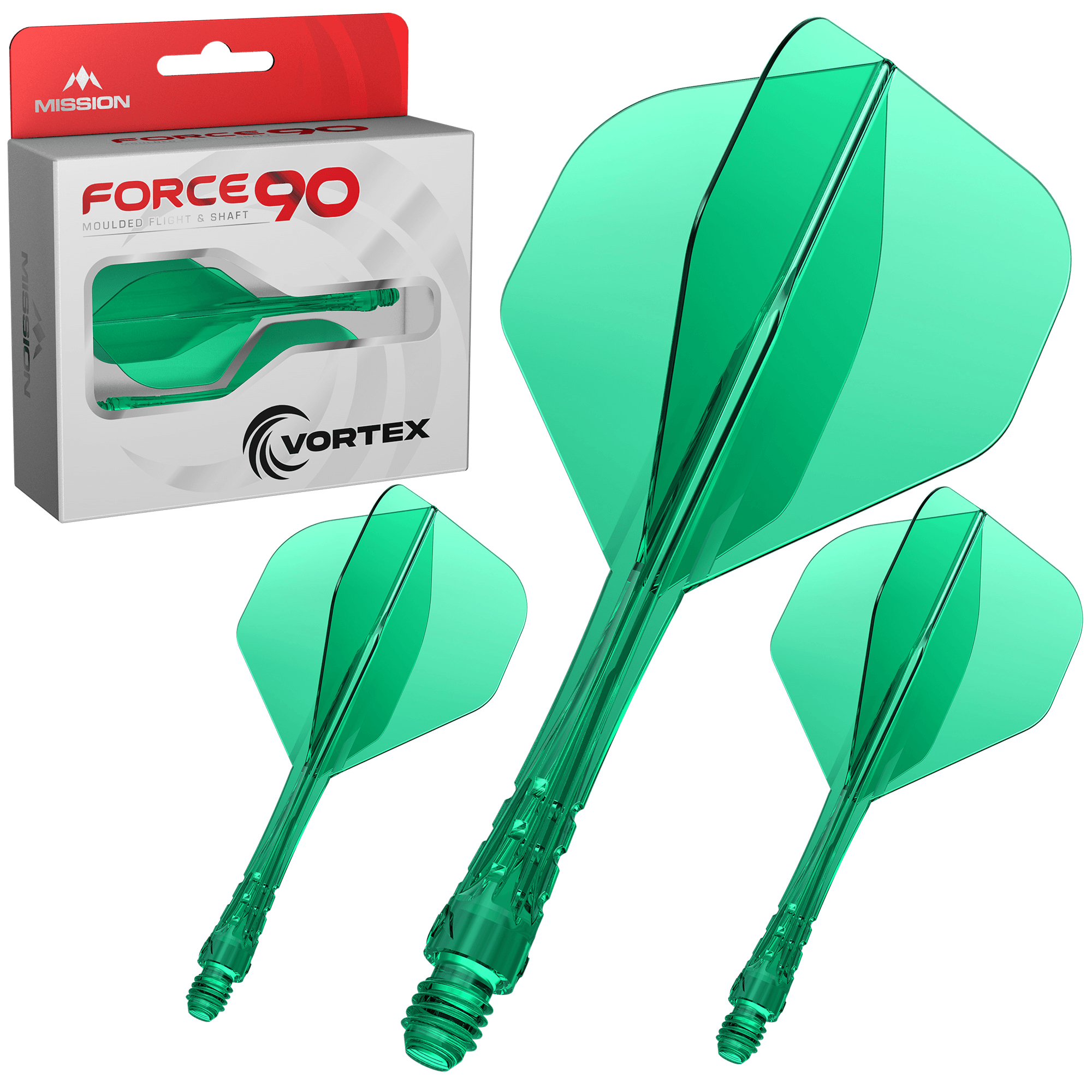 Mission Force 90 Vortex NO2 Clear Green Verpackung