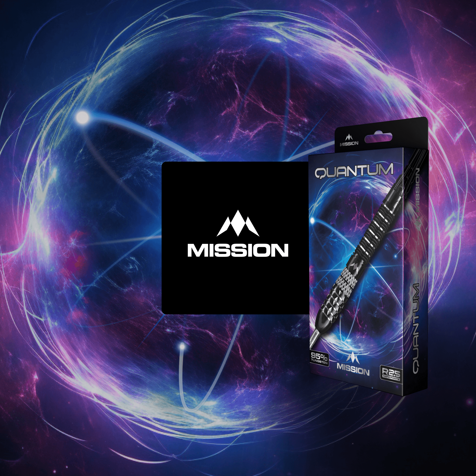Mission Quantum Rapid Point Steeldarts Verpackung