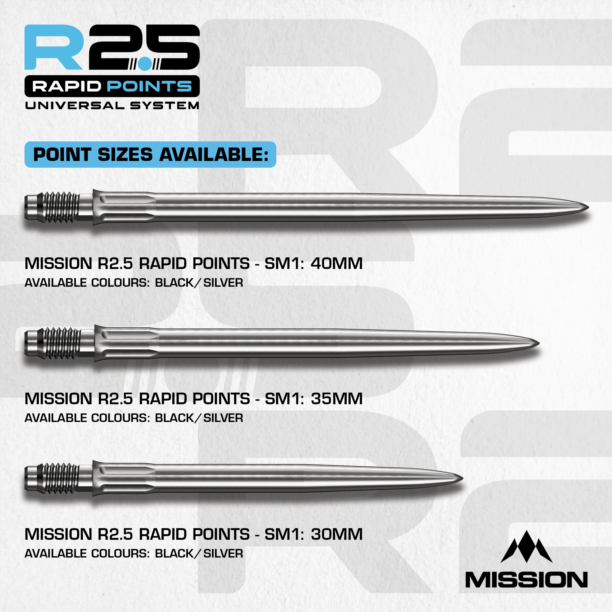 Mission Rapid Point SM1 Black Maße