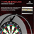 Mission Torus 270 Dartboard Beleuchtung Schwarz Details LEDs