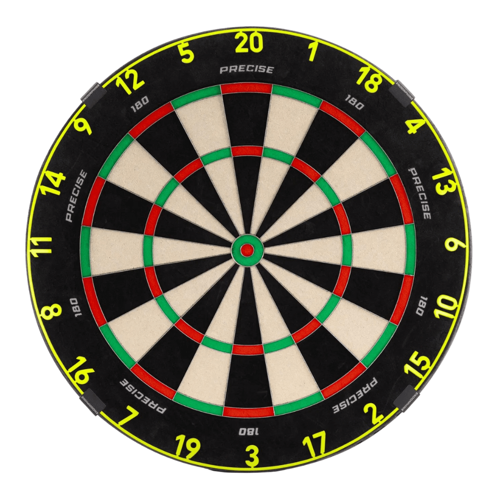 Precise180 Zahlenring Electric Yellow D1
