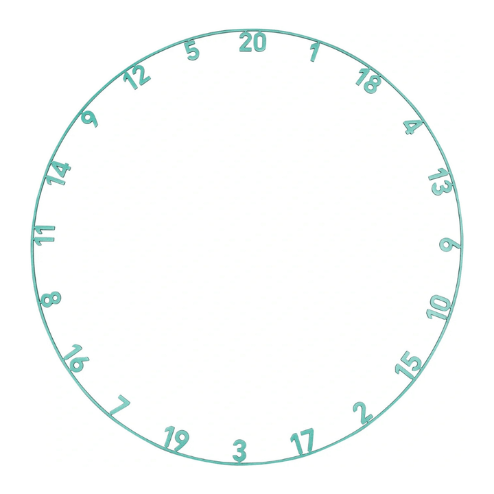 Precise180 Zahlenring Frozen Mint