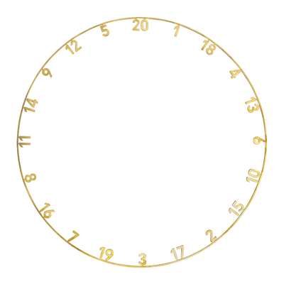 Precise180 Zahlenring Gold