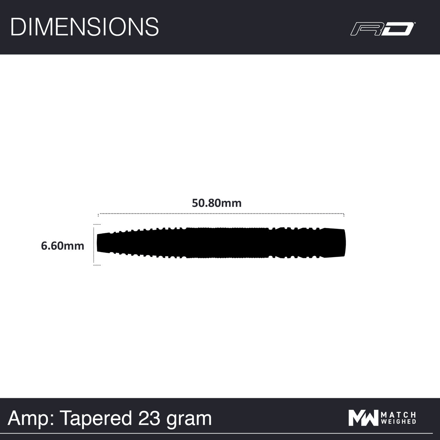 Red Dragon Amp Tapered Steeldarts Maße 23g