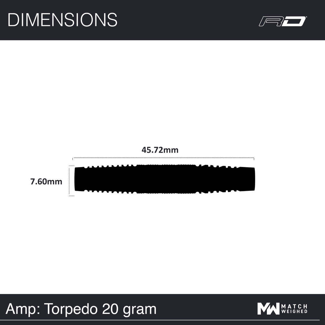 Red Dragon Amp Torpedo Softdarts Maße