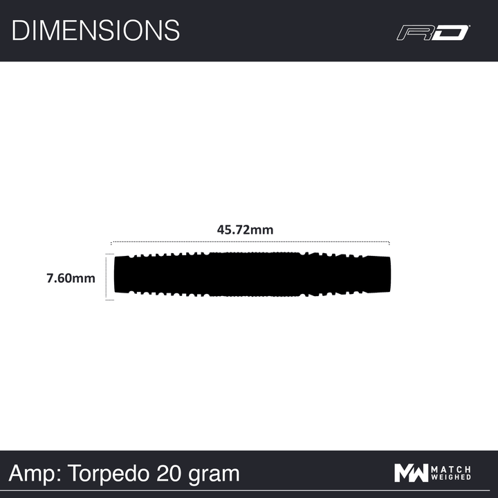 Red Dragon Amp Torpedo Softdarts Maße