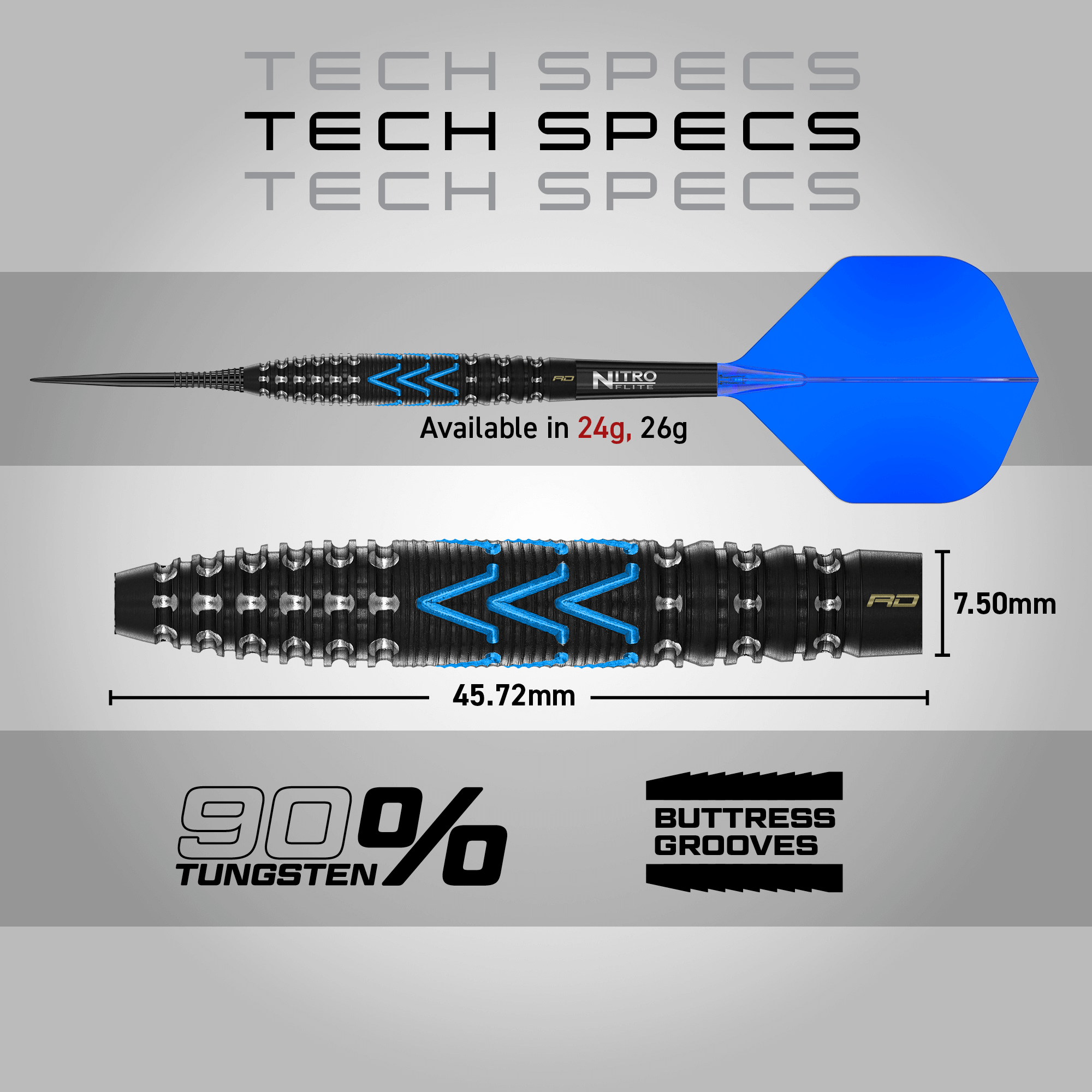 Red Dragon Amp Torpedo Steeldarts 24g