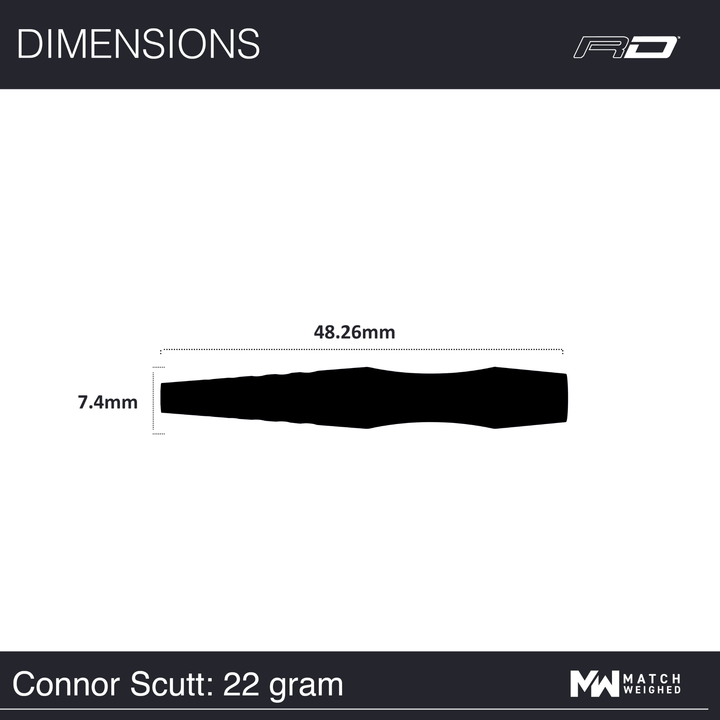 Red Dragon Connor Scutt Steeldarts Maße