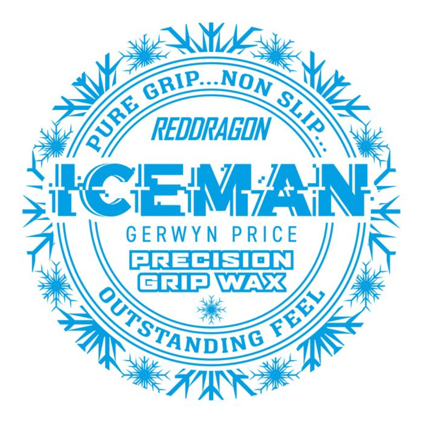 Red Dragon Gerwyn Price Iceman Grip Wax Logo