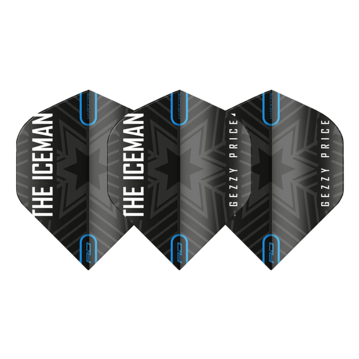 Red Dragon Gerwyn Price Snowflake Flights - Schwarz Set