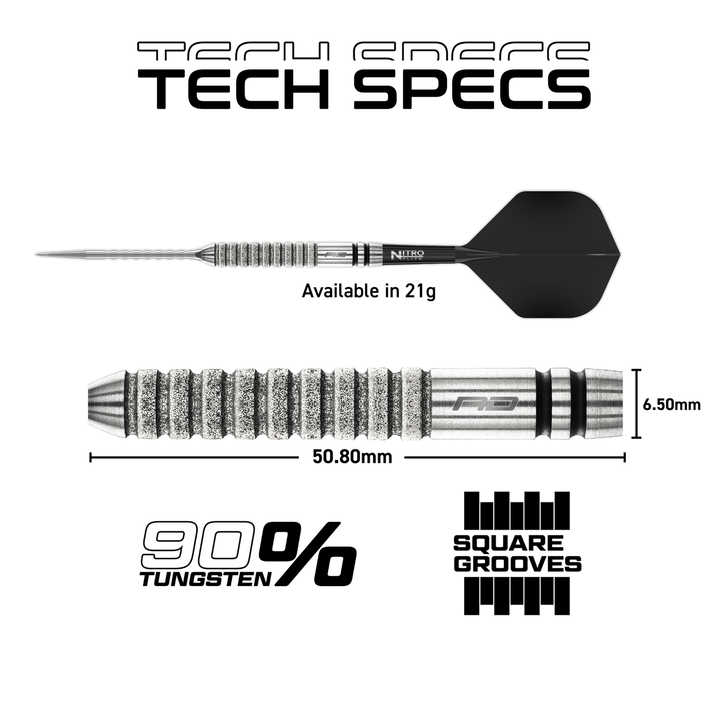 Red Dragon Gian van Veen Tour Edition Switch Point Steeldarts Maße