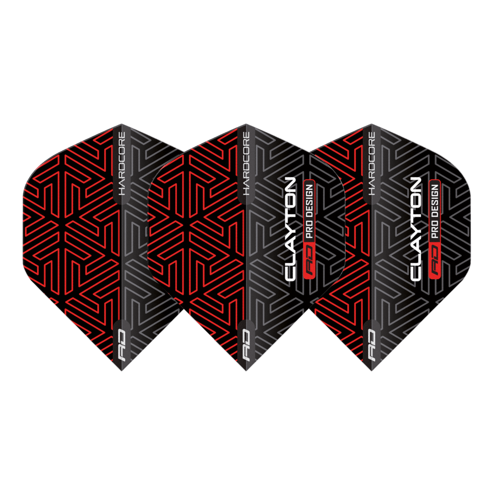 Red Dragon Hardcore Jonny Clayton 6820 Flights Set