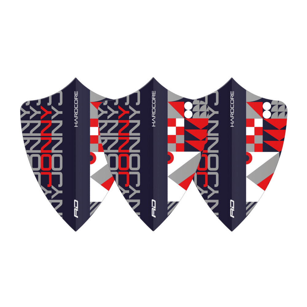 Red Dragon Hardcore Jonny Clayton Red Freestyle Flights Set